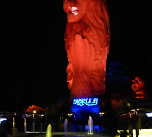 Sentosa, "Merlion",37Meter hoch-Symbol von Singapu