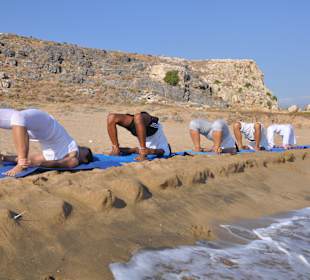 Yoga on the beach