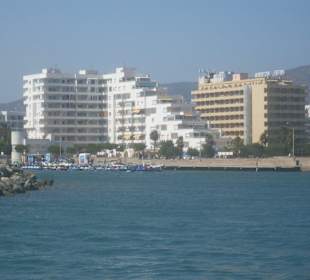 Ausblick vom Wellenbrecher