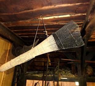 Fischreusen im Bauernhaus