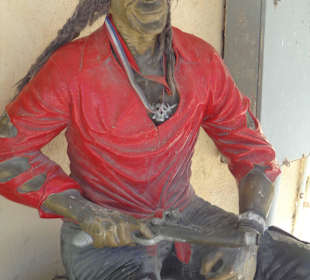 Andenken aus alten Zeiten-Piratenfigur