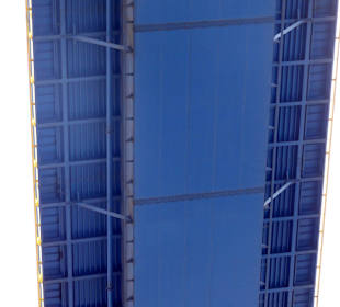 Die Königin-Juliana-Brücke von unten