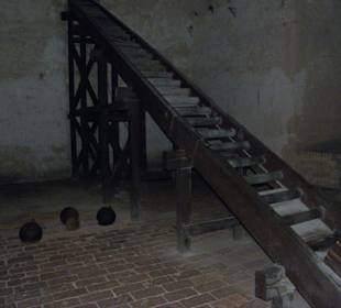 Pochylnia do transportu kól armatnich