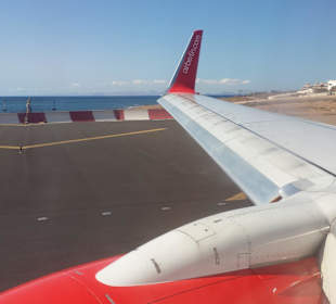 Hotel Beatriz Playa im Hintergrund!