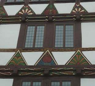 Haus Böttrich - Details im Fachwerk