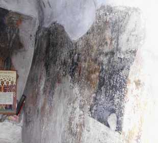 Wandfresco mit der Ikone der 318 Fathers