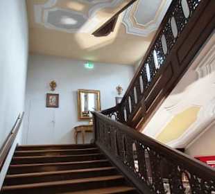 Das Treppenhaus im Schloss