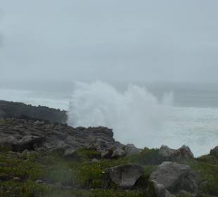 Stürmisch bei Boca do Inferno