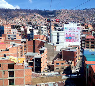Ausblick Seilbahn Mi Teléferico
