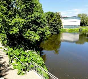 Der Wallgraben nahe der Weser