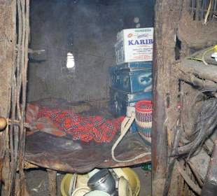 Ein Zimmer der Hütte