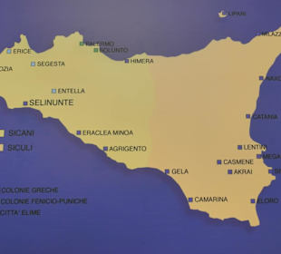 Fundstellen in Sizilien
