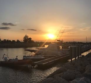 Abendstimmung am Hafen 