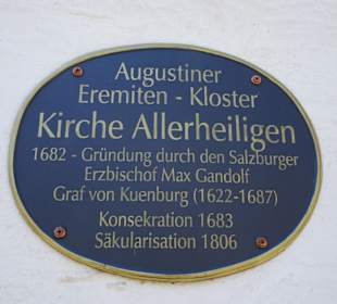 Infotafel an der Klosterkirche Allerheiligen