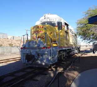 Sie zieht den Museumszug