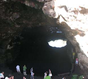 See mit blinden Albino-Krebsen