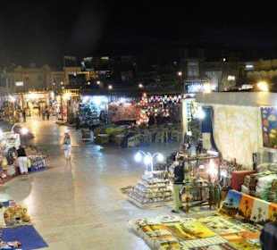 Blick von der Naturbühne auf den Alten Markt Sharm el Sheikh