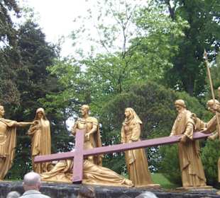 Station auf dem Kreuzweg