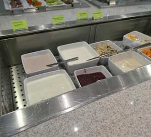 Frühstücksbuffet im Panorama Hotel, 8. Stock