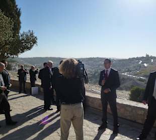 Wizyta Prezydenta Czech na Górze Oliwnej