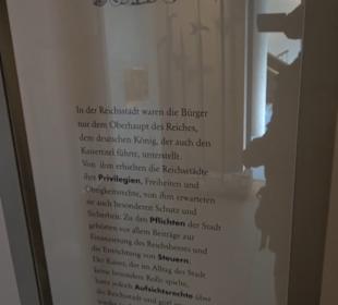 1. Obergeschoß - Zünfte - Reichtadt 16 - 18. Jh.