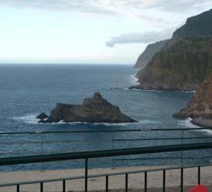 Aussicht von der Terrasse des Restaurants