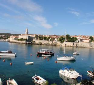 Blick auf das Zentrum von Krk