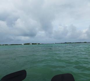 Vor Isabela mit dem Kajak unterwegs
