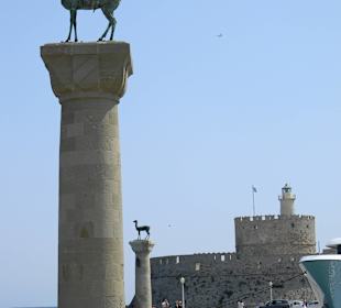 Ausflug Rhodos Mandraki Hafen