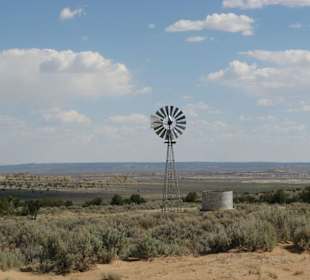 Fahrt zum Chaco Canyon in New Mexico