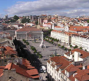 Blick auf den Rossio