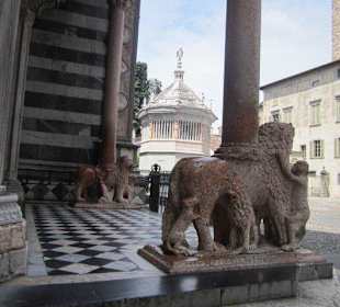 In der Altstadt Bergamos