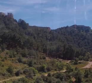 Ausblick unterwegs vor der Burg