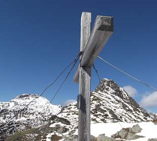 Das Kreuz an der Seekartscharte