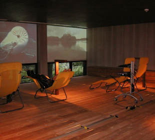 Saunalandschaft mit Ruhezone