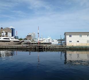 Teilansicht des Hafens