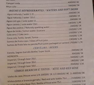 Café Criolo Getränke 