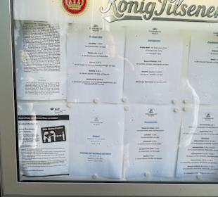 Die Speisekarte
