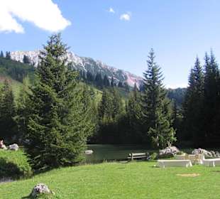 Auf dem Weg zur Oberhof- und Unterhofalm