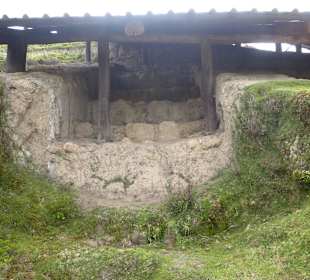 Eins der wenigen Ausgrabungen in der Anlage