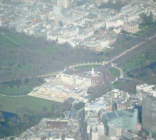 Blick aus der Flugzeug