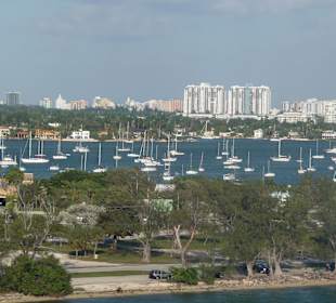 Hafenausfahrt in Miami