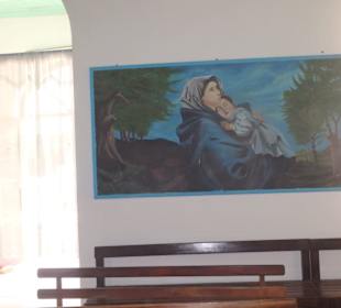 Bild an der Wand