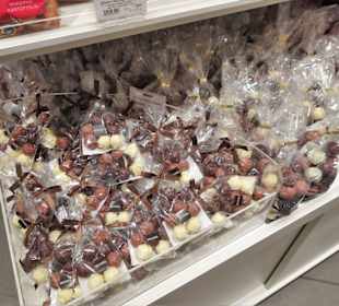 Im Museumsshop des Schokoladenmuseums