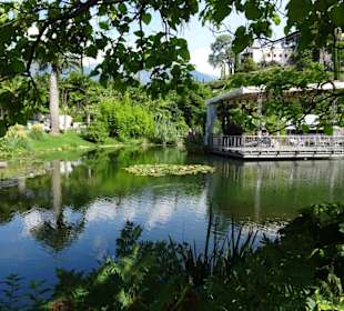 Am Teich der Gärten von Trauttmansdorff