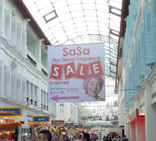 Blick auf den Fußweg