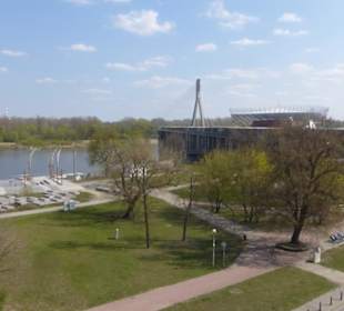 Blick vom Dachgarten der Universitätsbibliothek