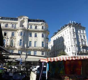 Auf dem Naschmarkt in Wien
