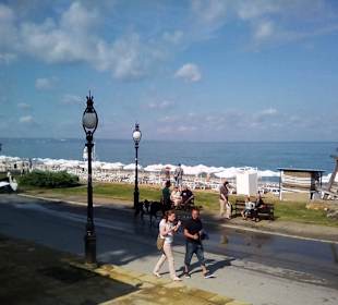 Blick auf den Strand