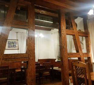 Alte Balken in der Stube